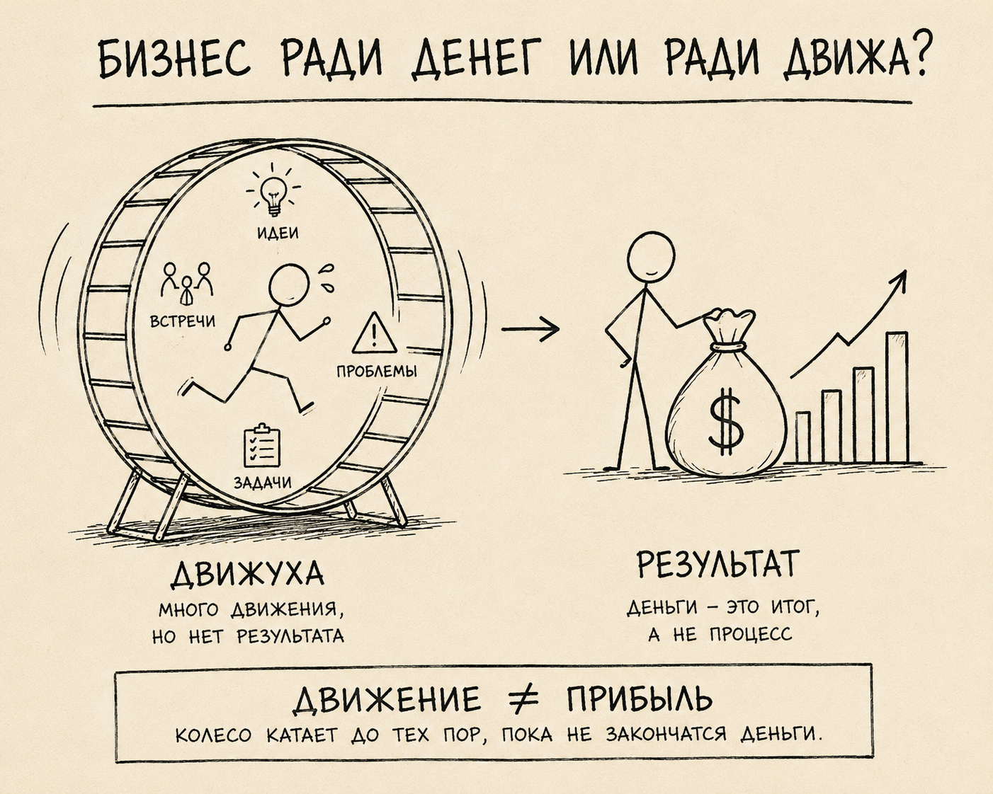 Бизнес ради денег или ради движа?
